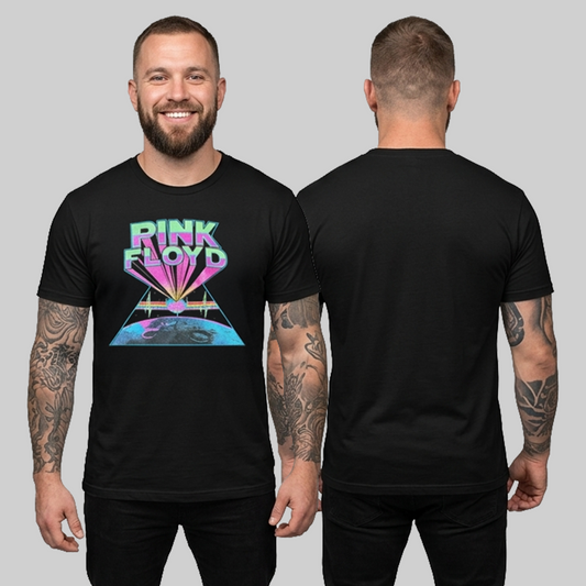 Camiseta Algodon Pink Floyd Dark Liquid Blue