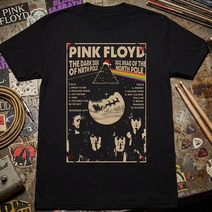 Camiseta Algodon Pink Floyd Navidad