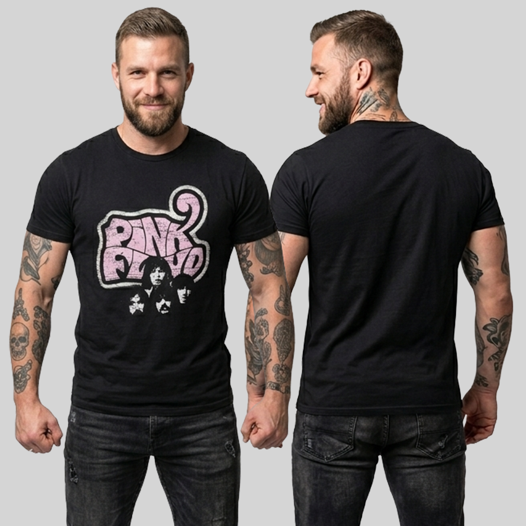 Camiseta Algodon Pink Floyd Rock Band Art