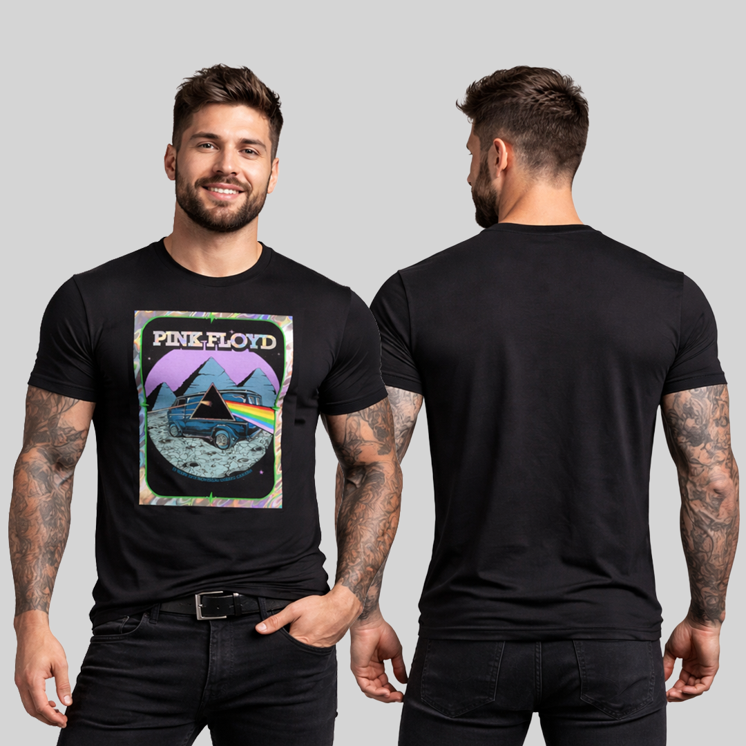 Camiseta Algodon Pink Floyd Montreal Canada 1973