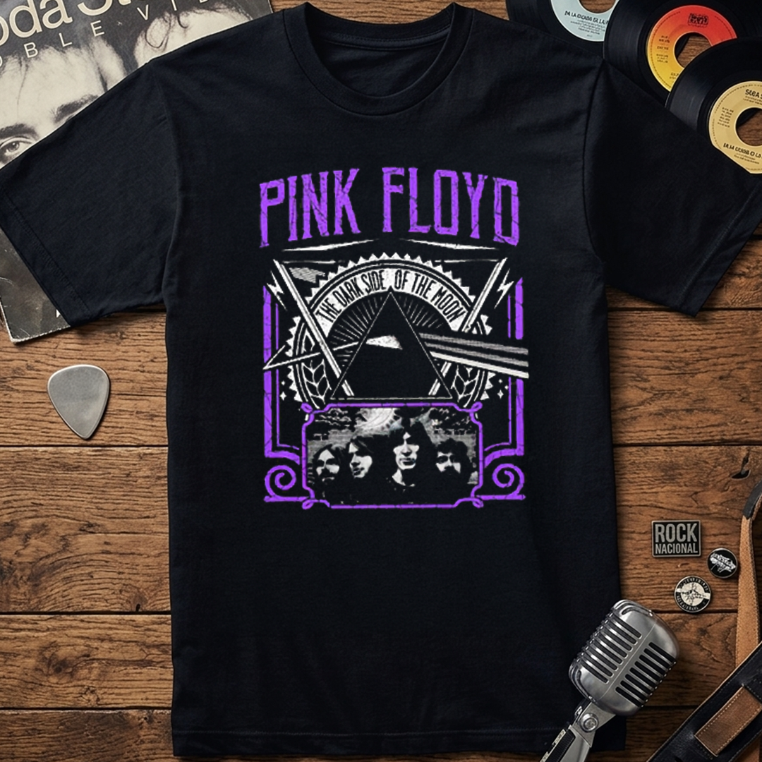 Camiseta Algodon Pink Floyd The Dark Side Of The Moon