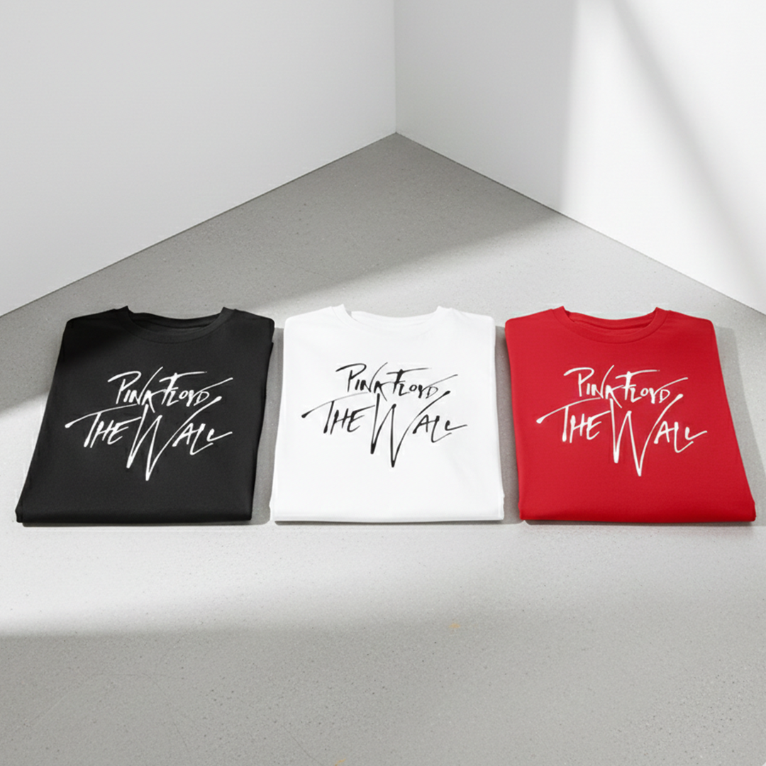 Camiseta Algodón Pink Floyd The Wall