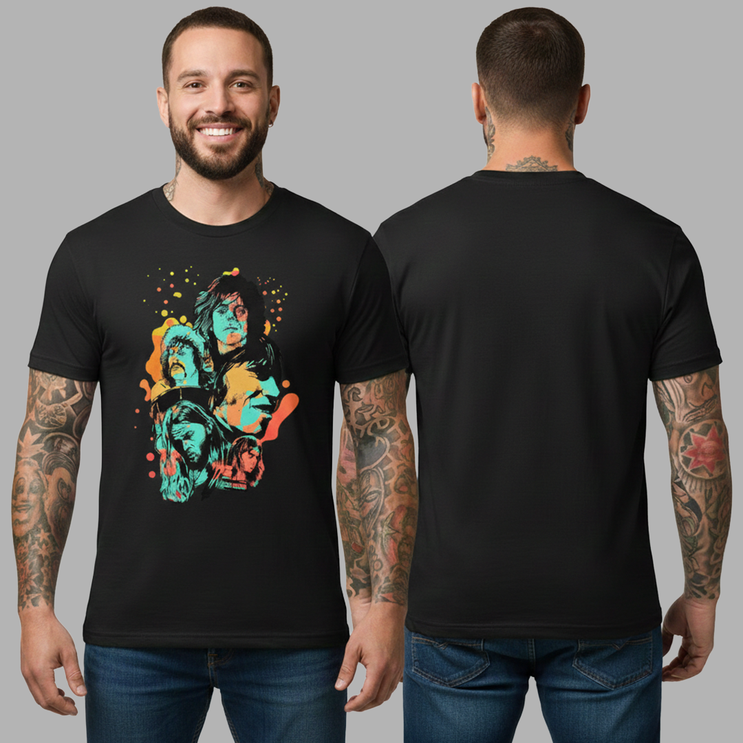 Camiseta Algodon Pink Floyd Art