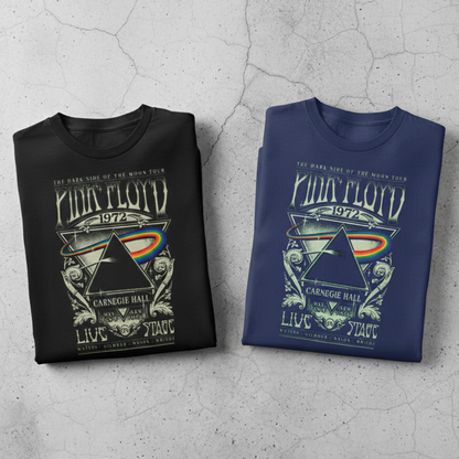 Camiseta Pink Floyd the Dark Side of the moon Tour 1972 Carnegie Hall