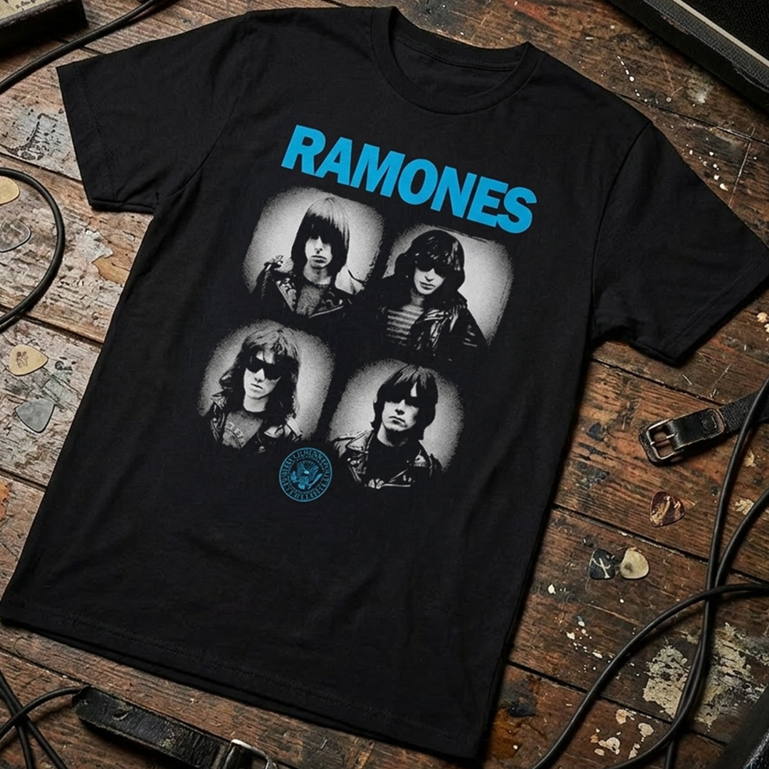Camiseta Algodon Ramones Poster