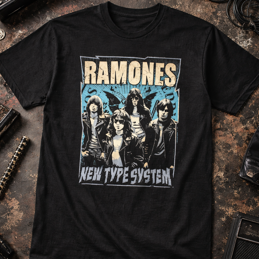 Camiseta Algodon Ramones New Type System