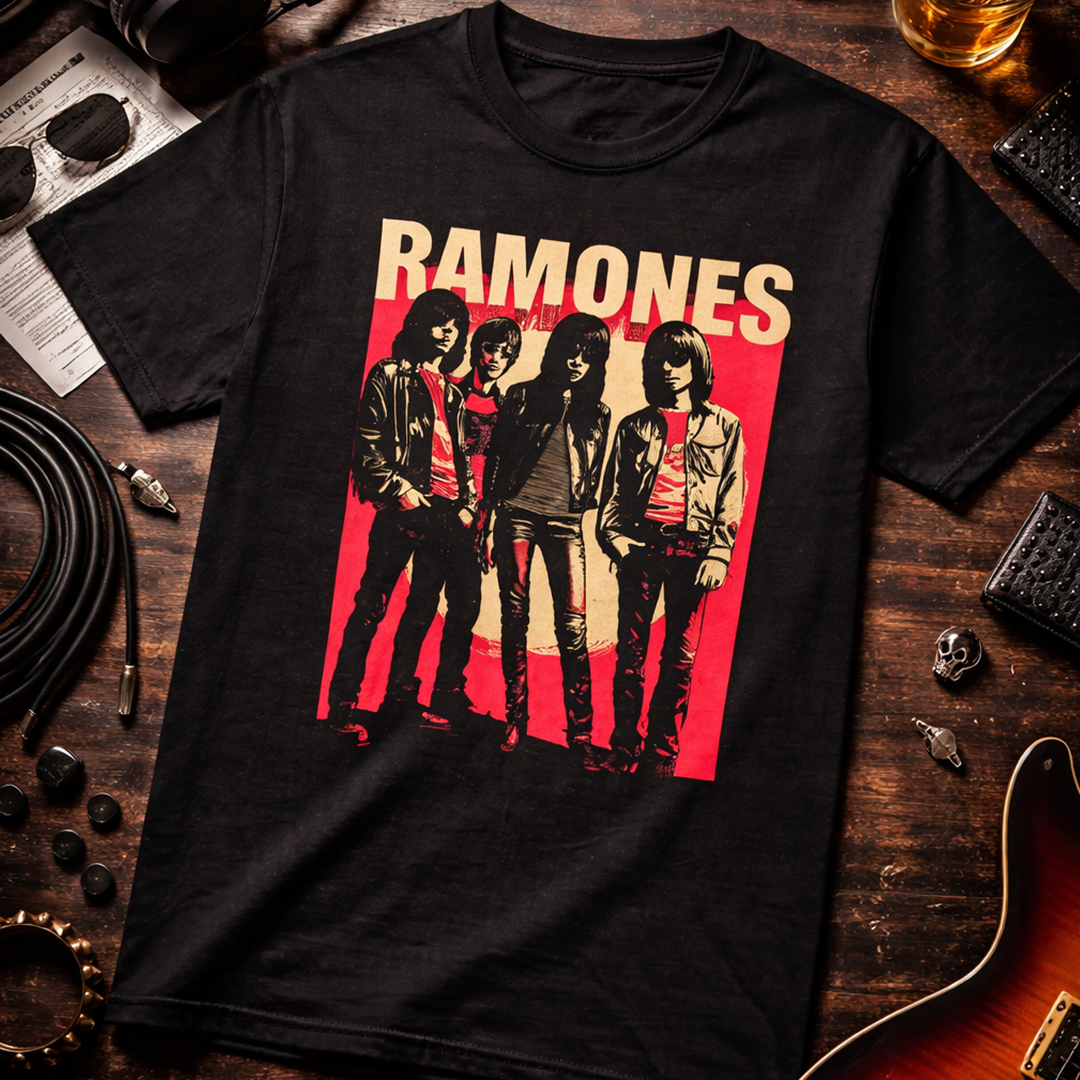 Camiseta Algodon Ramones Band