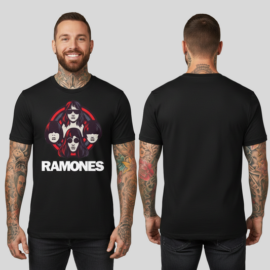 Camiseta Algodon Ramones POPArt
