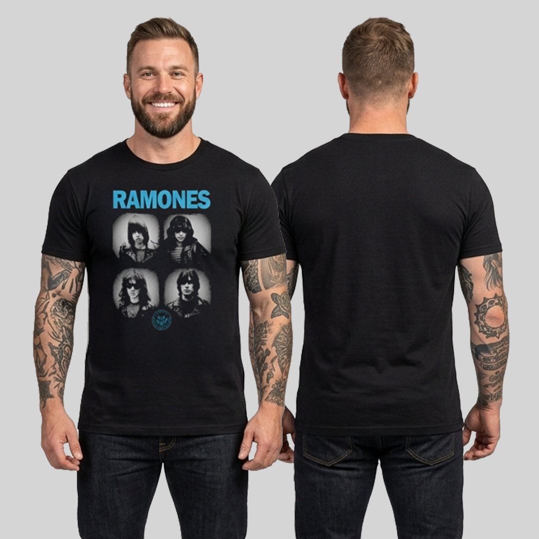 Camiseta Algodon Ramones Poster