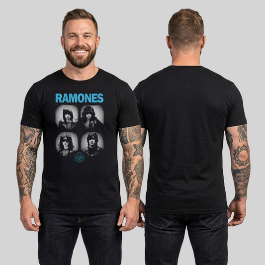 Camiseta Algodon Ramones Poster