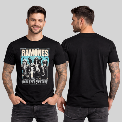 Camiseta Algodon Ramones New Type System