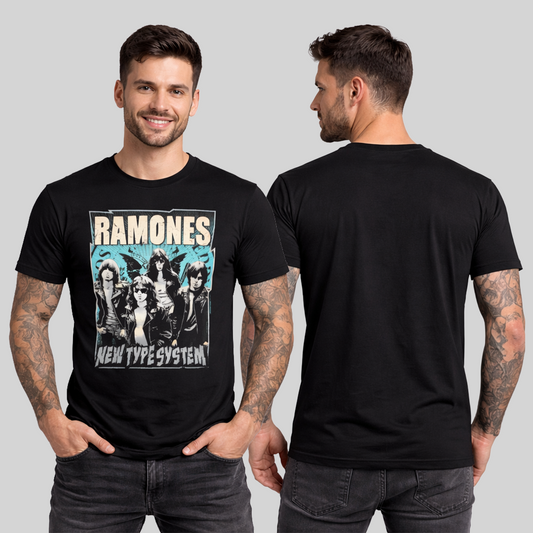 Camiseta Algodon Ramones New Type System