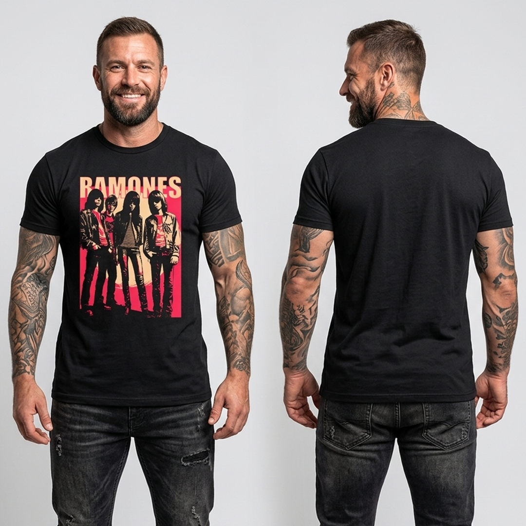 Camiseta Algodon Ramones Band