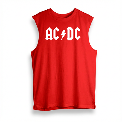 Esqueleto Manga Sisa ACDC logo Rock Style