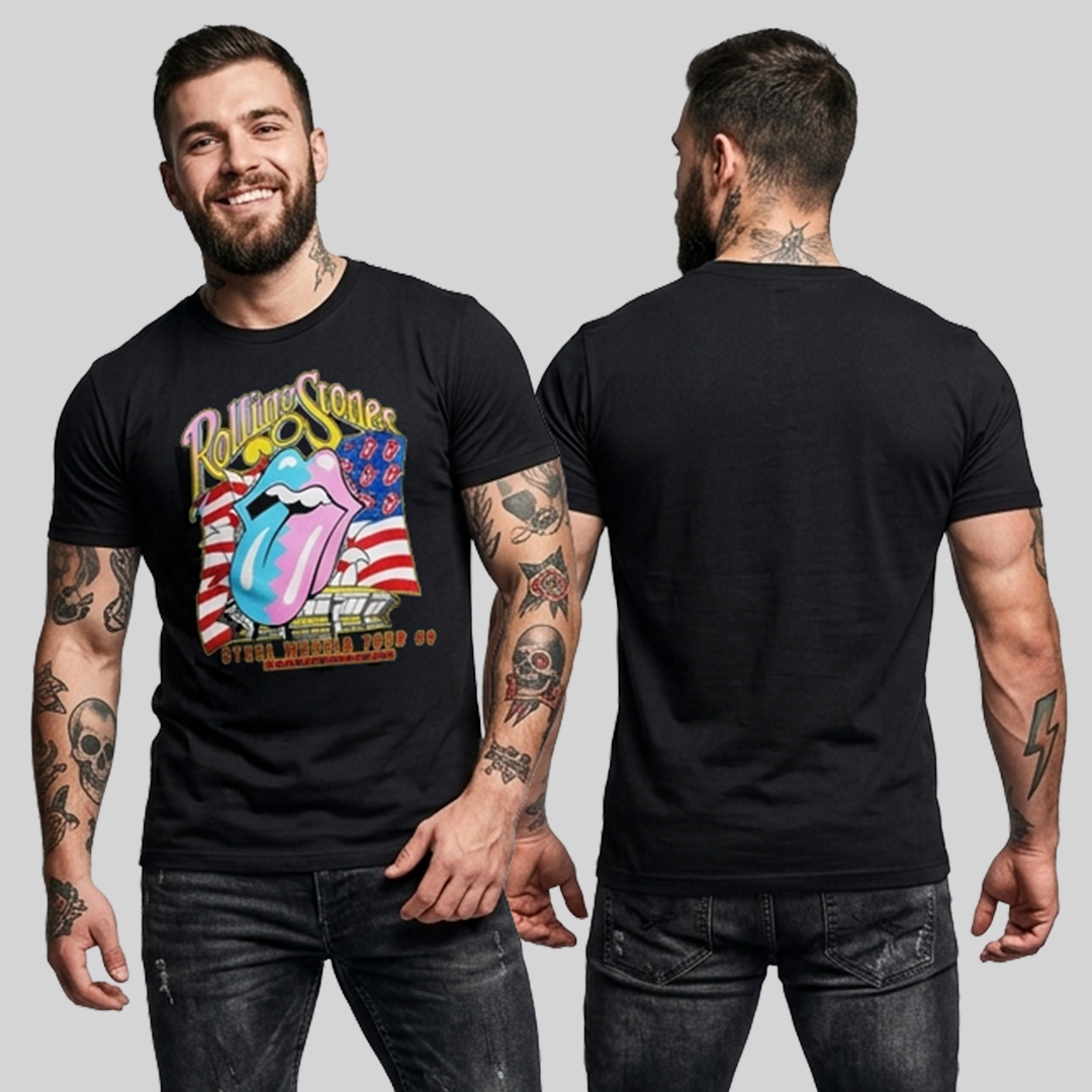 Camiseta Algodon Rolling Stones Tour 89