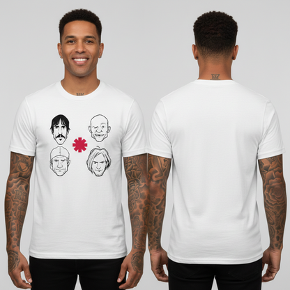 Camiseta Algodón Red Hot Chilli Peppers rock style