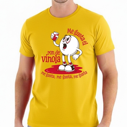 Camiseta Fin De Año Me Gusta El Ron De Vinola - Diseño 2