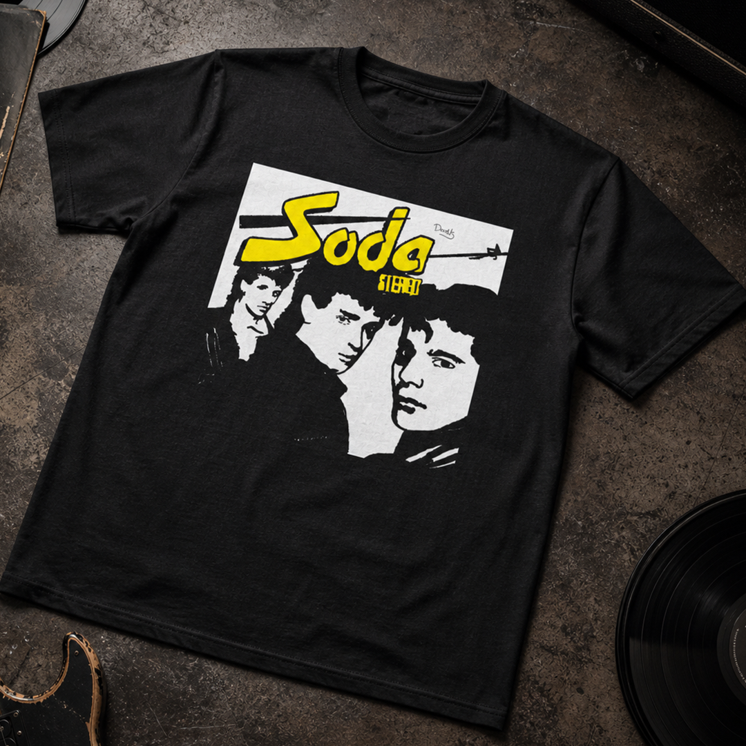 Camiseta Algodón Soda Stereo Vintange