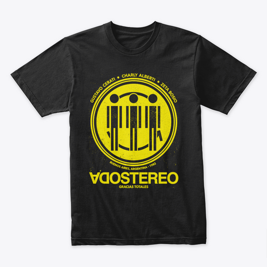 Camiseta Algodón Soda Stereo 1982