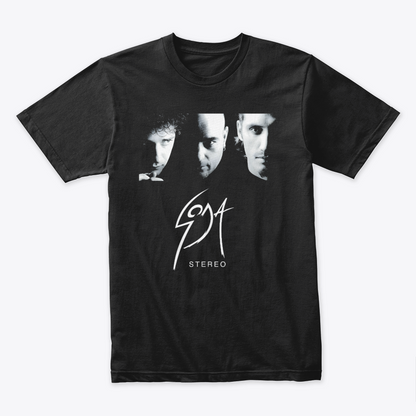 Camiseta Algodón Soda Stereo Black And White