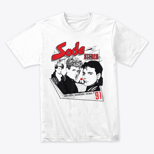 Camiseta Algodón Soda Stereo ´91