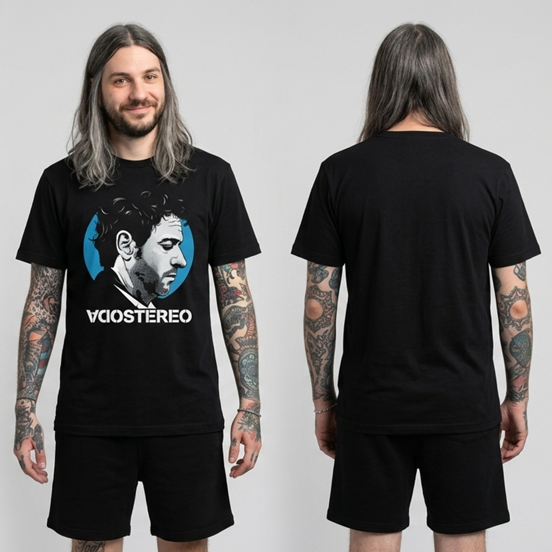 Camiseta Algodón Soda Stereo Cerati