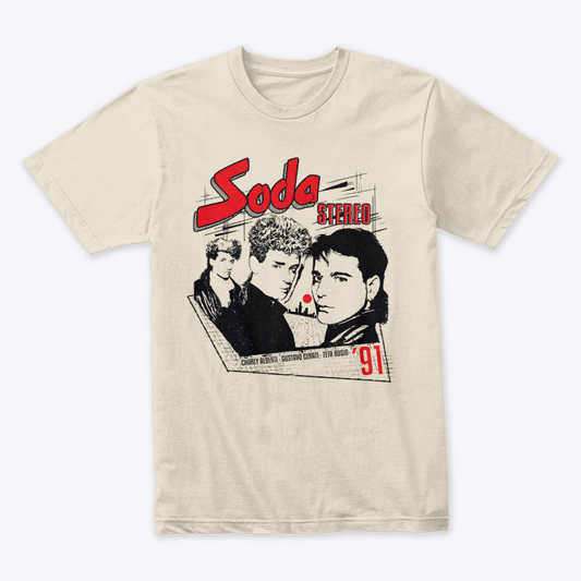 Camiseta Algodón Soda Stereo ´91