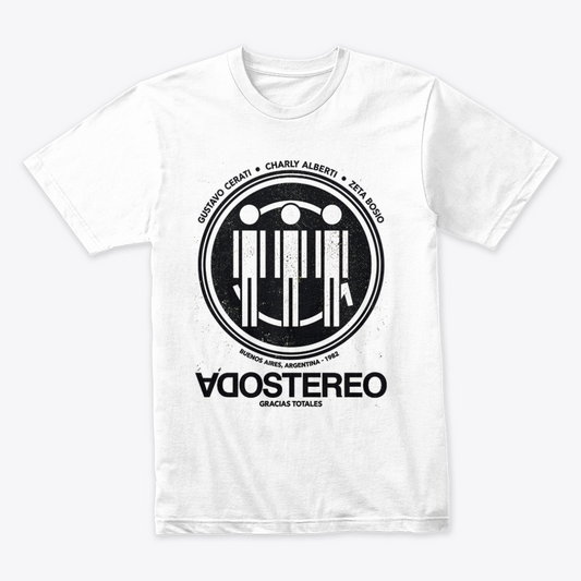 Camiseta Algodón Soda Stereo 1982