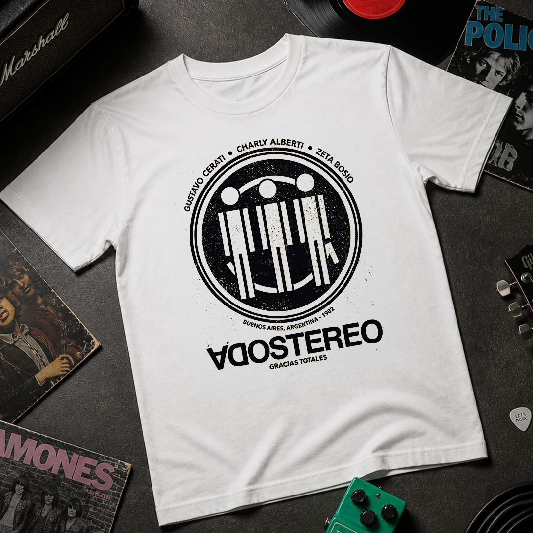 Camiseta Algodón Soda Stereo 1982