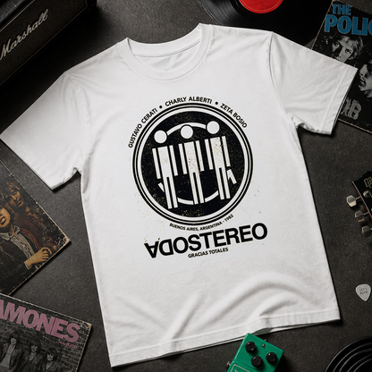 Camiseta Algodón Soda Stereo 1982