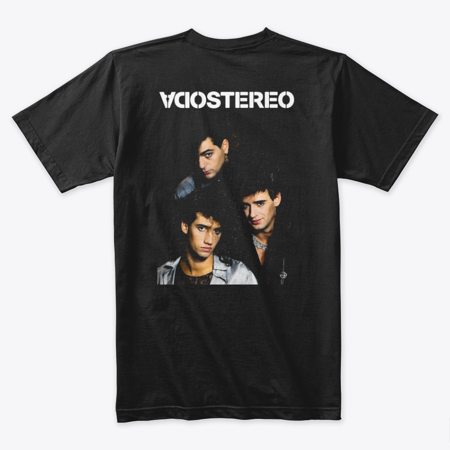 Camiseta Algodón Soda Stereo Chicos Banda