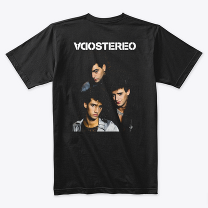 Camiseta Algodón Soda Stereo Chicos Banda
