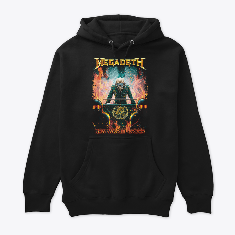 Buzo Capota MegaDeth New World Order
