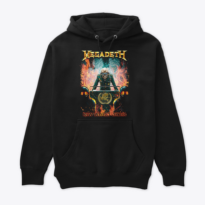 Buzo Capota MegaDeth New World Order