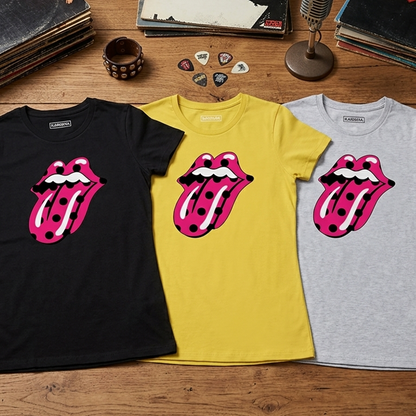 Camiseta Rolling Mouth Karisma para mujer