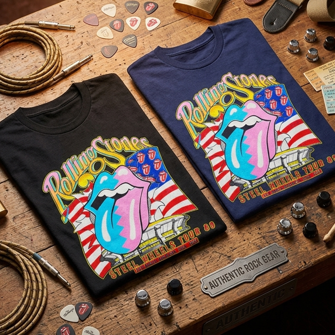 Camiseta Algodon Rolling Stones Tour 89