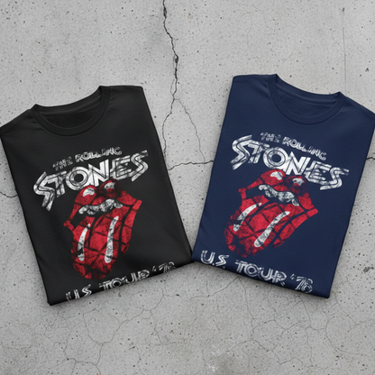 Camiseta The rolling Stones US tour 78 Rock Style mujer