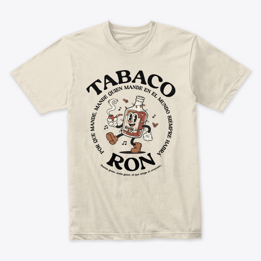 Camiseta Navideña Tabaco Y Ron