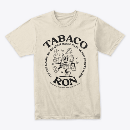 Camiseta Navideña Tabaco y Ron Negro