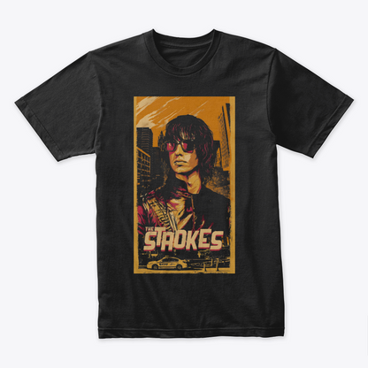 Camiseta The Strokes NYPD Negro