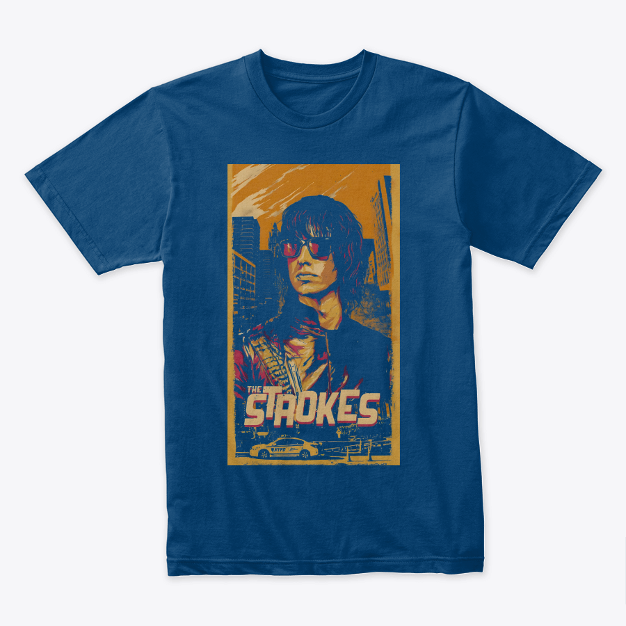 Camiseta The Strokes NYPD Azul Oscuro