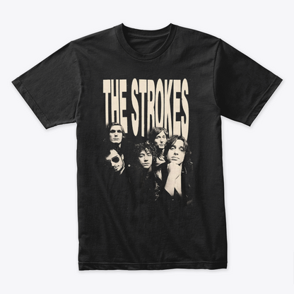 Camiseta The Strokes Old Band Negro