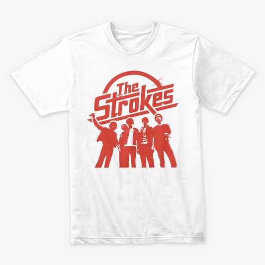 Camiseta The Strokes Band Blanco