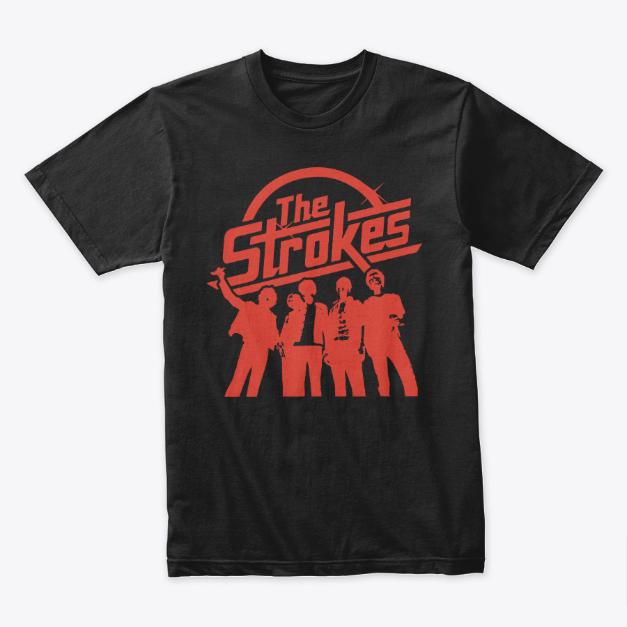 Camiseta The Strokes Band Negro