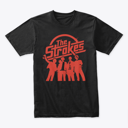 Camiseta The Strokes Band Negro