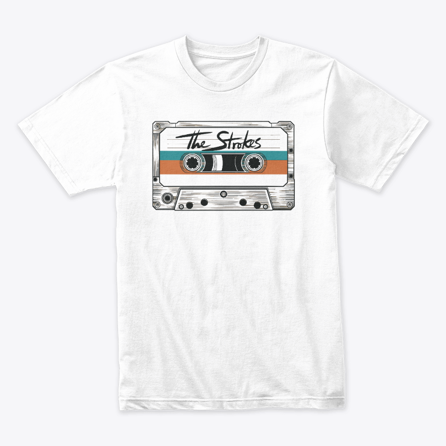 Camiseta The Strokes Casette Blanco