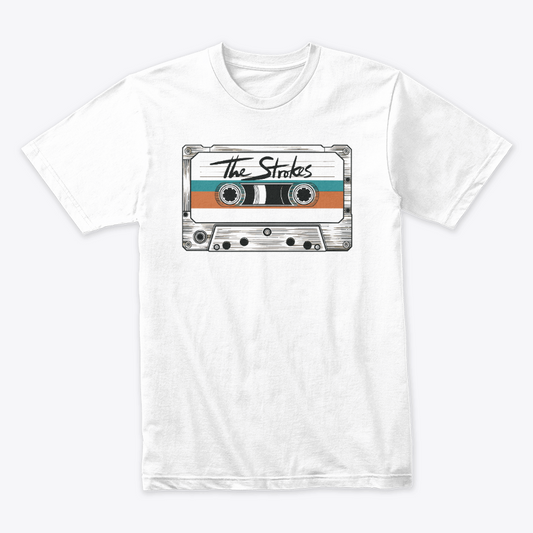 Camiseta The Strokes Casette Blanco