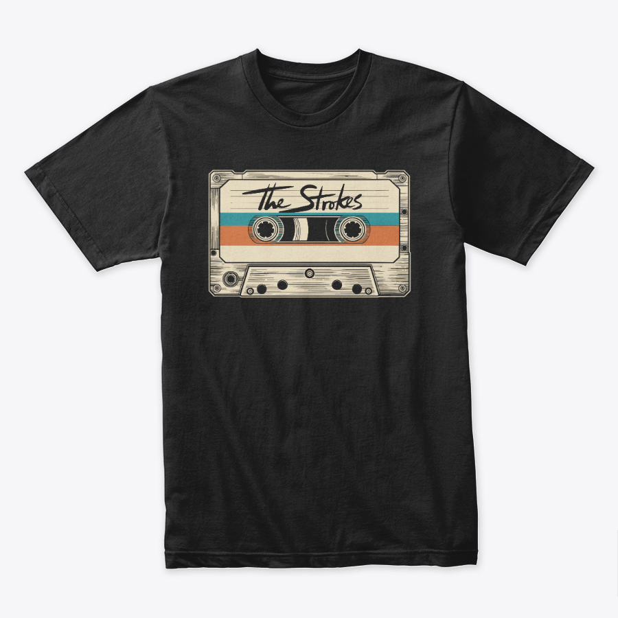 Camiseta The Strokes Casette Negro