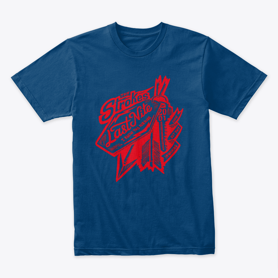 Camiseta The Strokes Last Nite Azul Oscuro