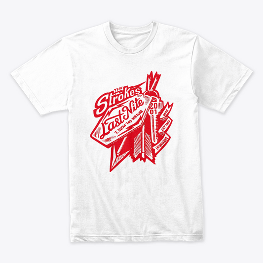 Camiseta The Strokes Last Nite Blanco